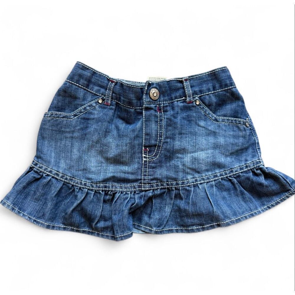 Toddler Girls Arizona Jeans Co Denim Jean Fit and Flare Skirt - Sz 4T